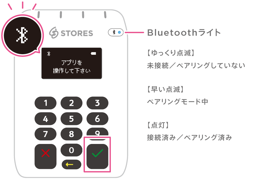 ペアリングができない時はどうすればいいですか？ – STORES 決済