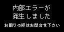 内部エラー画面